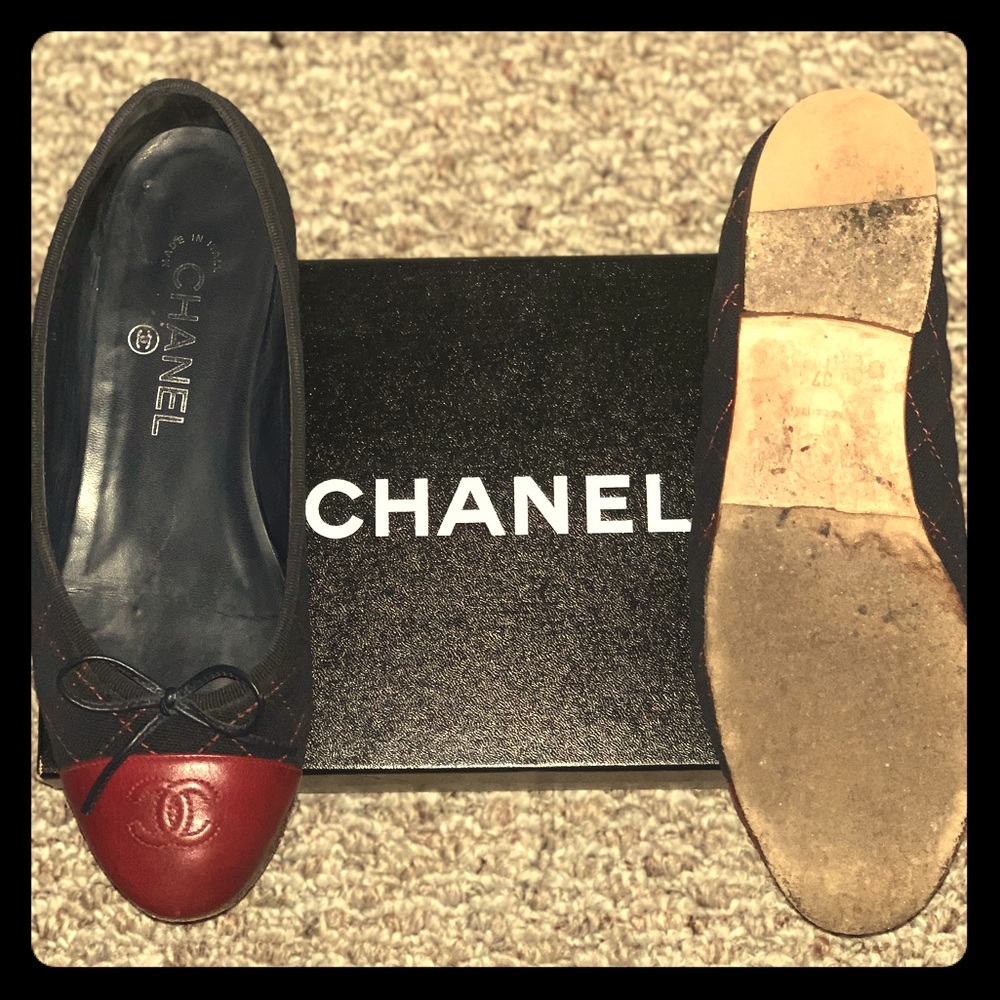 Chanel Quilted Ballerina Flats